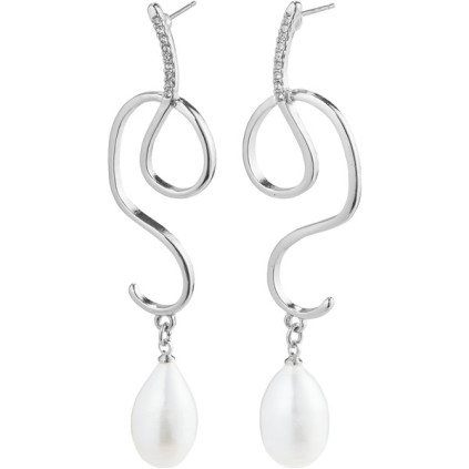 Pilgrim Love Earring Silver