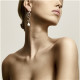 Pilgrim Love Earring Silver