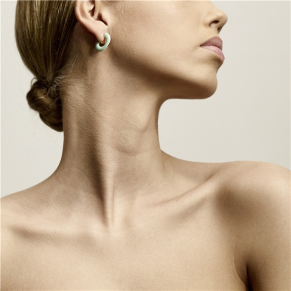Pilgrim Baila Earring Silver Green