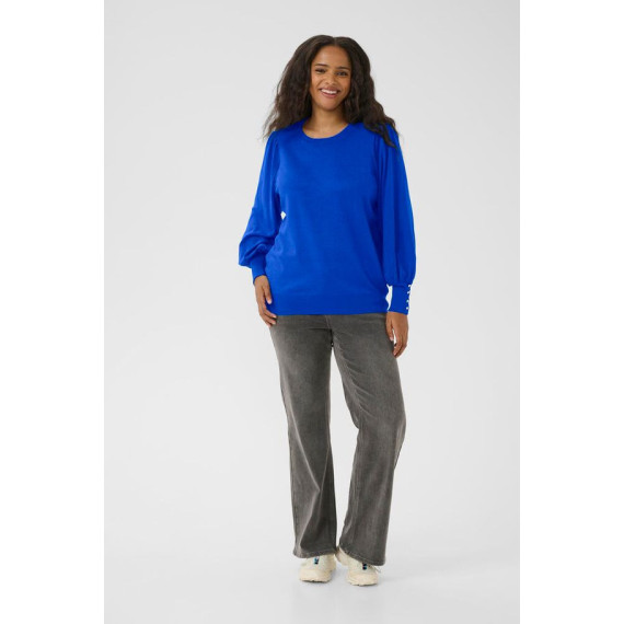 Kaffe Clizzy LS Pullover Royal Blue