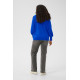 Kaffe Clizzy LS Pullover Royal Blue