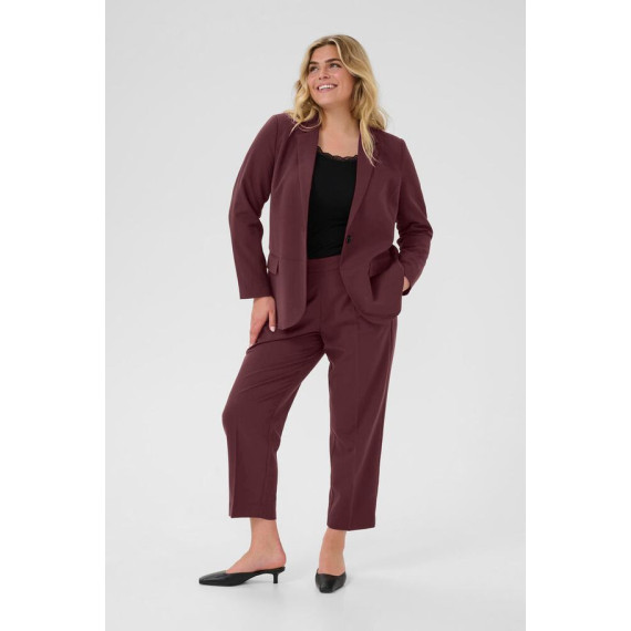 Kaffe Csakira Cropped Pants Fudge
