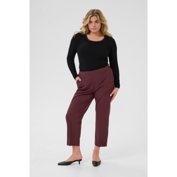 Kaffe Csakira Cropped Pants Fudge