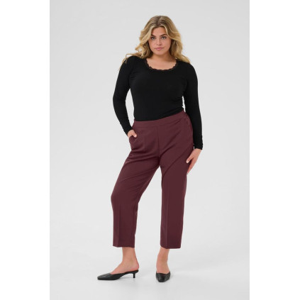Kaffe Csakira Cropped Pants Fudge