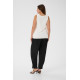 Kaffe Ccarina Rhinestone Top - Chalk