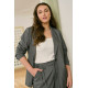 Kaffe Ccarina Rhinestone Top - Chalk