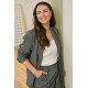 Kaffe Ccarina Rhinestone Top - Chalk