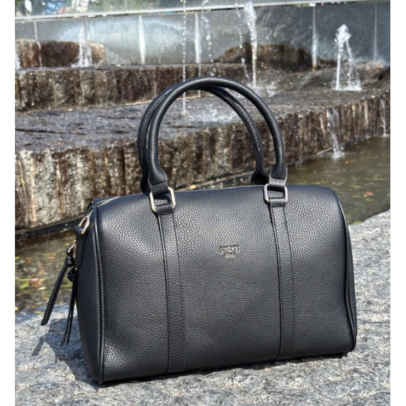 Lycke Sandnes Handbag Round Black XL