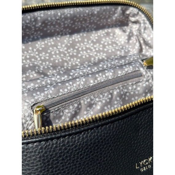 Lycke Sandnes Handbag Round Black XL