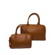 Lycke Sandnes Handbag Round Cognac XL
