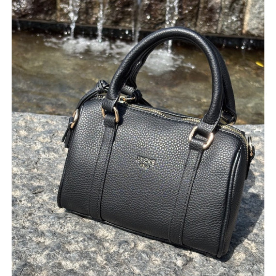 Lycke Sandnes Handbag Round Black