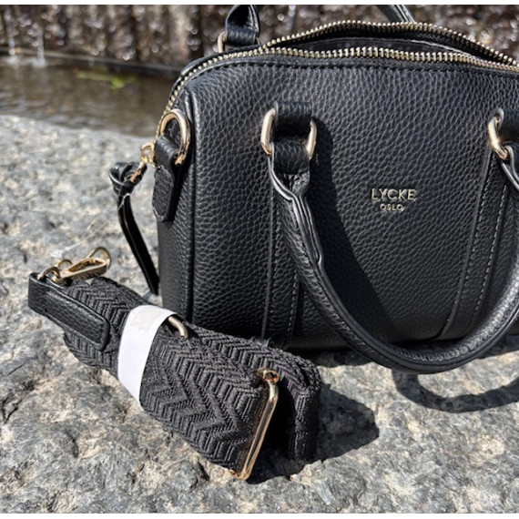 Lycke Sandnes Handbag Round Black