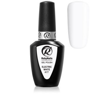 RobyNails Gel Polish Electric White 177