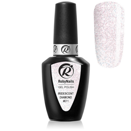 RobyNails Gel Polish Iridescent Diamond 611