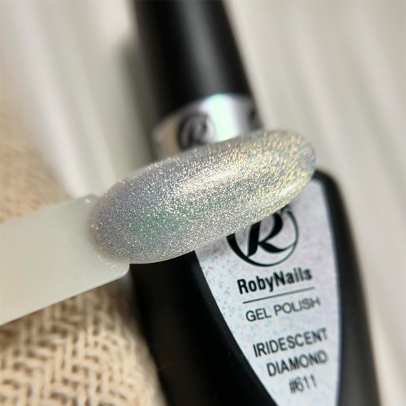 RobyNails Gel Polish Iridescent Diamond 611