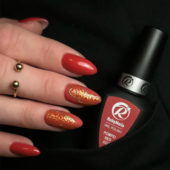 RobyNails Gel Polish Pompei Red 302