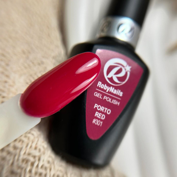 RobyNails Gel Polish Porto Red 301