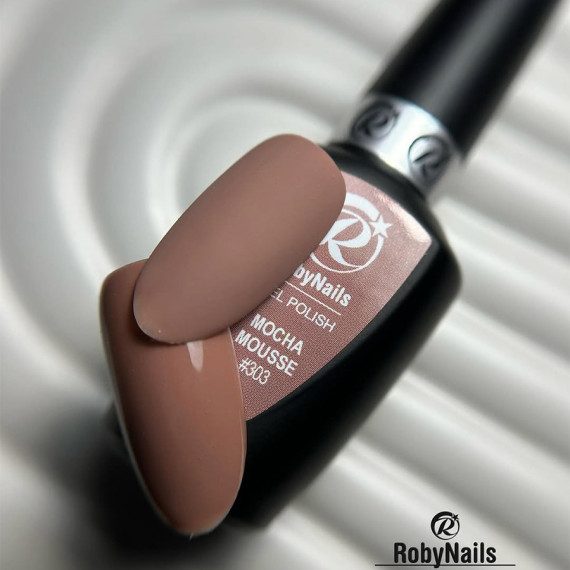 RobyNails Gel Polish Mocha Mousse 303