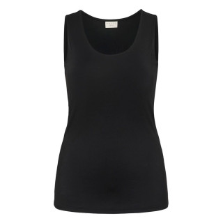 Kaffe Cerina Jersey Top Windsor Black Deep