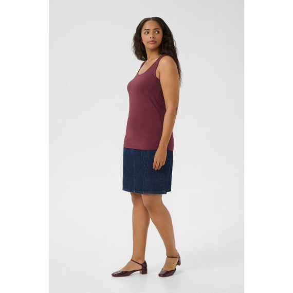 Kaffe Cerina Jersey Top Windsor Wine
