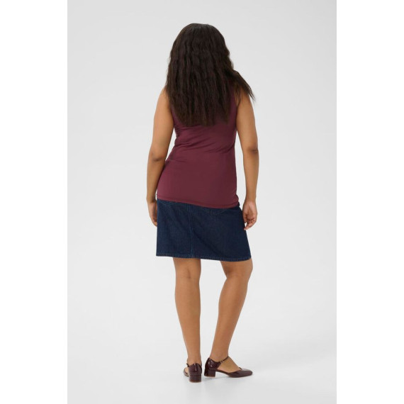 Kaffe Cerina Jersey Top Windsor Wine