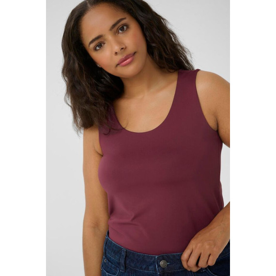 Kaffe Cerina Jersey Top Windsor Wine