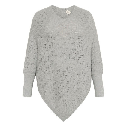Kaffe Colina Poncho Grey OneSize