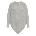 Kaffe Colina Poncho Grey OneSize