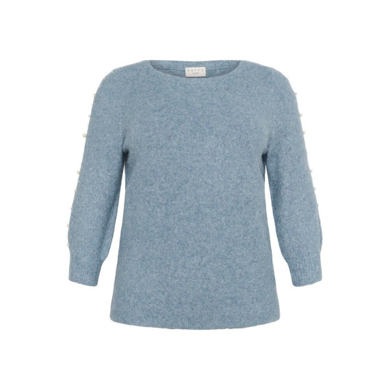 Kaffe Cletty Pullover Windward Blue Melange