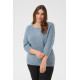 Kaffe Cletty Pullover Windward Blue Melange