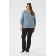 Kaffe Cletty Pullover Windward Blue Melange