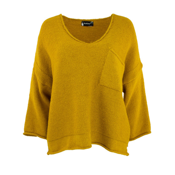 Bohème Pullover V-Neck Ochre