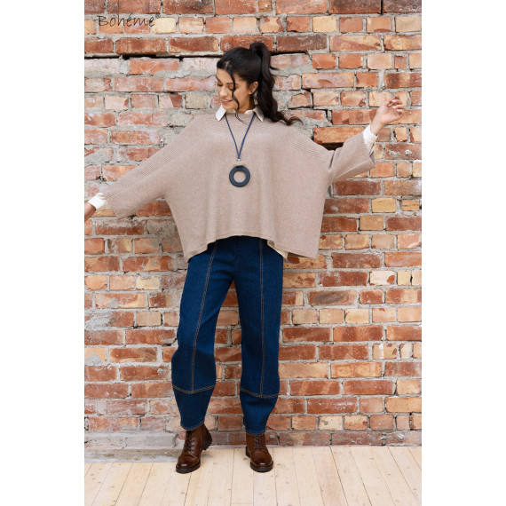 Bohème Pullover B13118 Sand