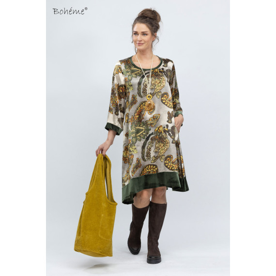 Bohème Dress B13091 Olive