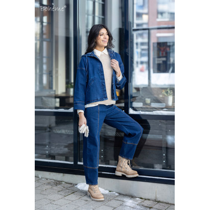 Bohème Jacket Hood Denim