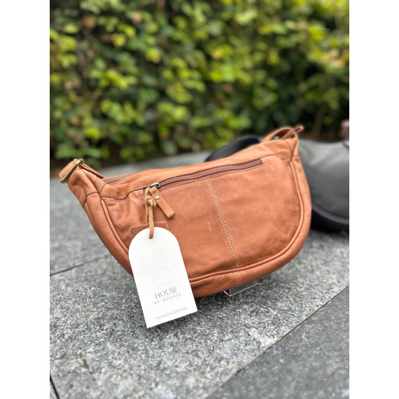 H O S Amsterdam Slingbag Brown