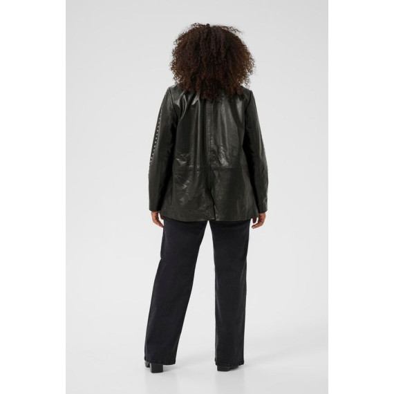 Kaffe Ctera Leather Blazer