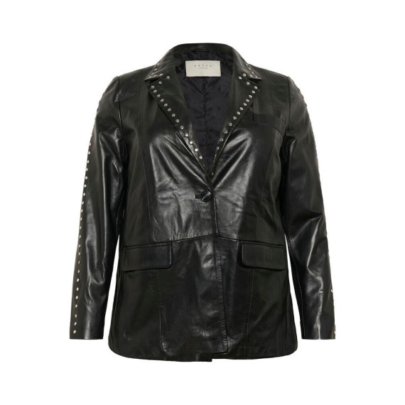 Kaffe Ctera Leather Blazer