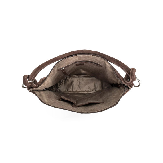 House of Sajaco Boho Hobo Dark Brown