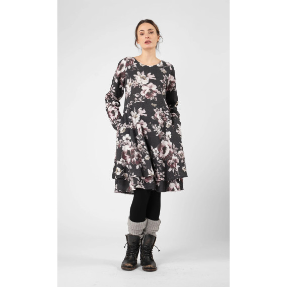 Olars Ulla KALLAN Svart Blomma