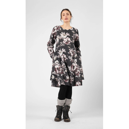 Olars Ulla KALLAN Svart Blomma