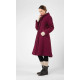 Olars Ulla REAL Coat Bordeaux