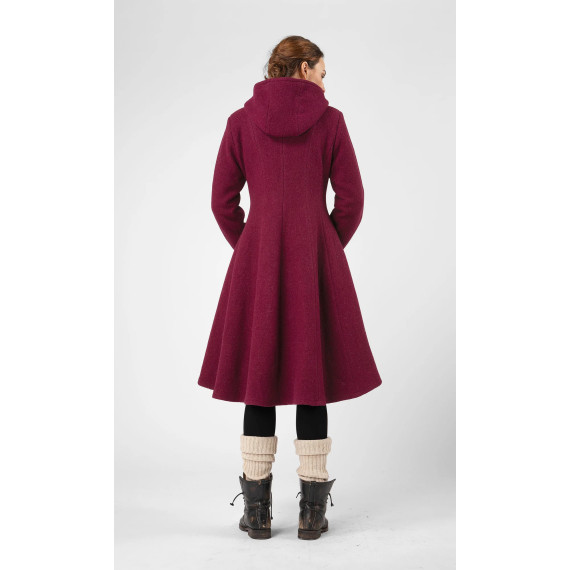 Olars Ulla REAL Coat Bordeaux