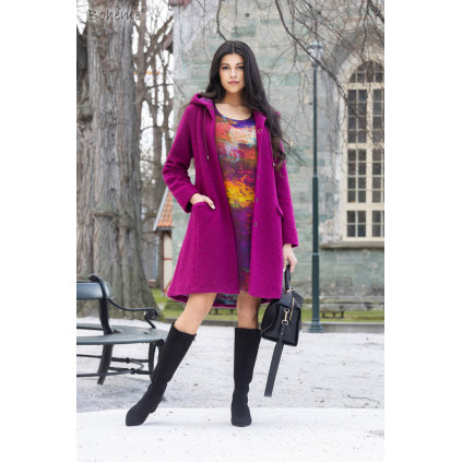 Bohème Coat Fuchsia