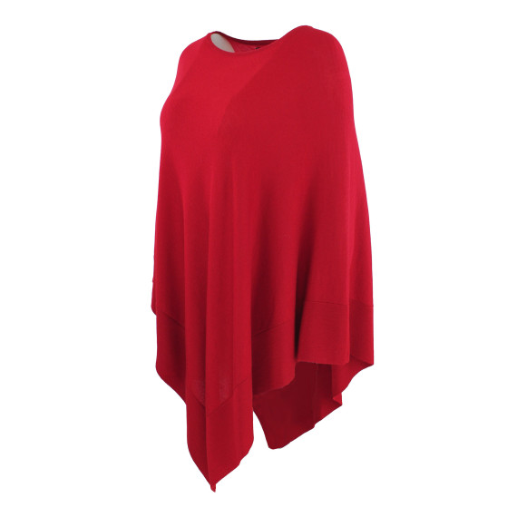 Bohème Poncho B12821 Red