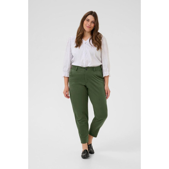 Kaffe Cleana Chino Pants Green