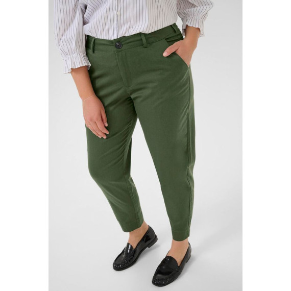 Kaffe Cleana Chino Pants Green