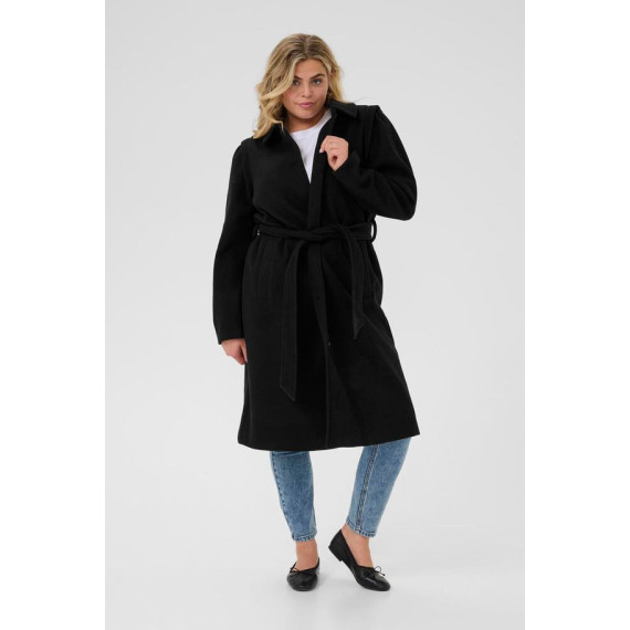 Kaffe Cjulian Coat Black