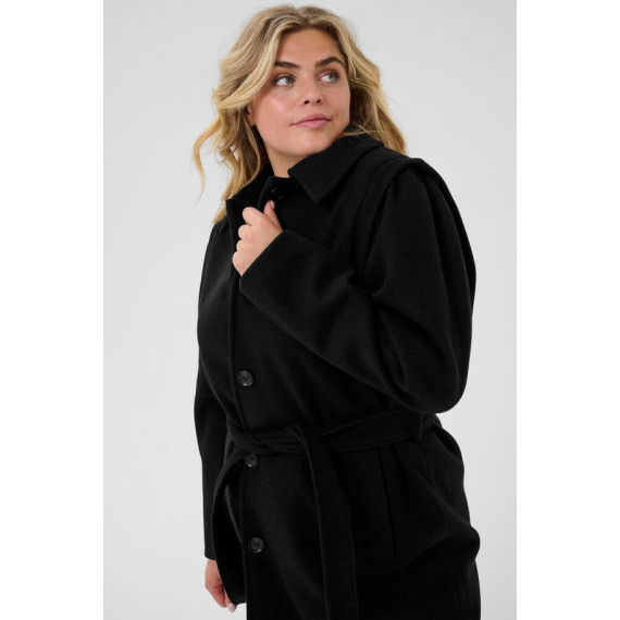 Kaffe Cjulian Coat Black
