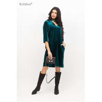 Bohème Dress B13138 Petrol